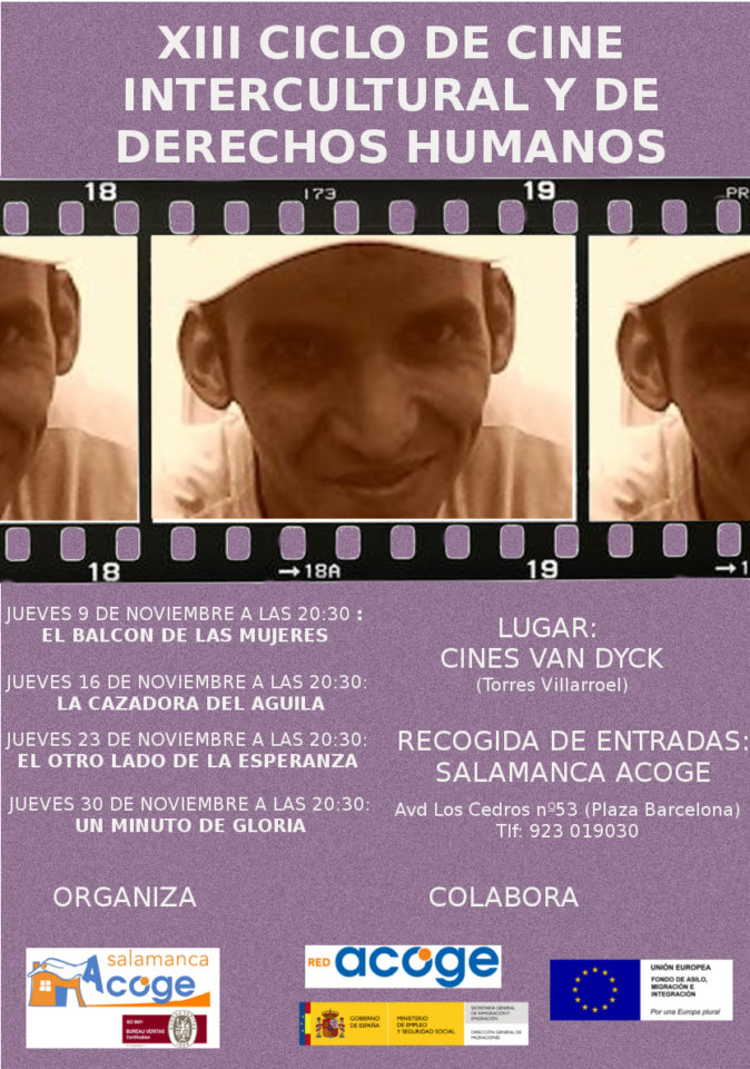 XIII Ciclo de Cine Intercultural y de Derechos Humanos Salamanca Acoge Noviembre 2017