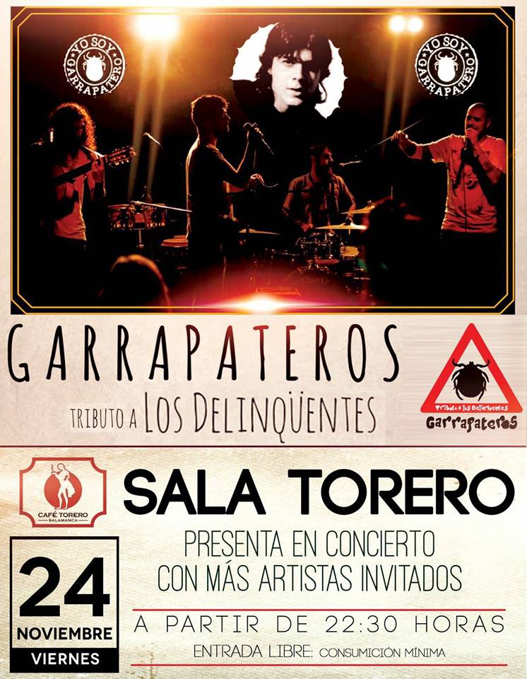 Sala Torero Garrapateros Salamanca Noviembre 2017