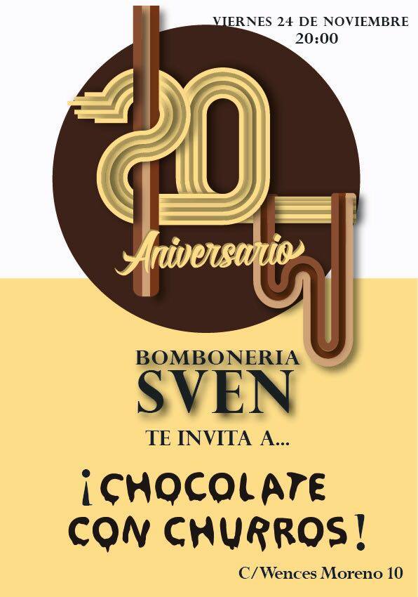 Bombonería Sven XX Aniversario Salamanca Noviembre 2017