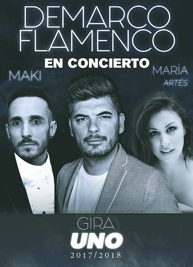 Sánchez Paraíso Demarco Flamenco + María Artés + Maki Salamanca Febrero 2018