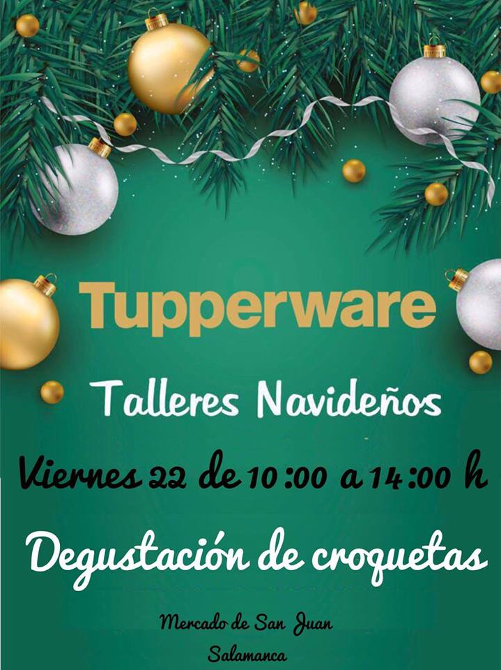 Mercado de San Juan Talleres Navideños 22 de diciembre 2017 Salamanca