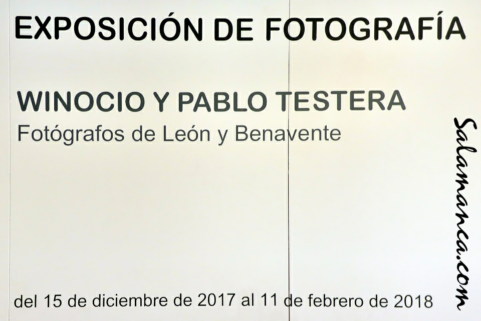 Casa de las Conchas Winocio y Pablo Testera fotógrafos de León y Benavente Salamanca Diciembre 2017 Enero febrero 2018