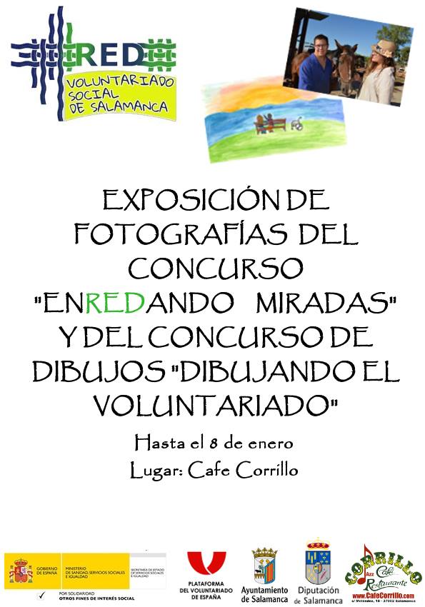 Café Corrillo Enredando miradas y Dibujando el voluntariado Salamanca Diciembre 2017 Enero 2018