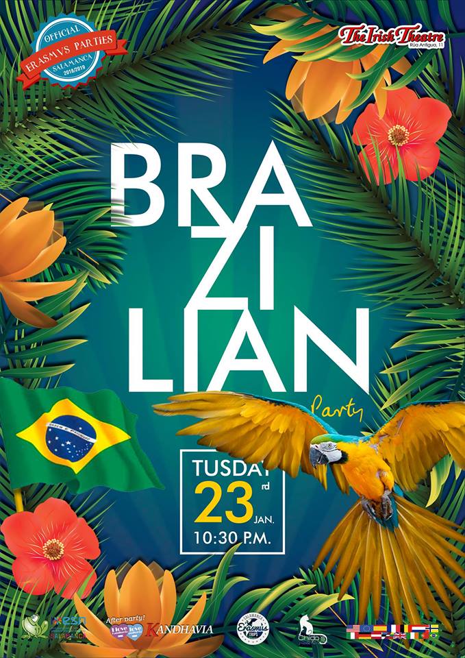 The Irish Theatre Brazilian Party Salamanca Enero 2018