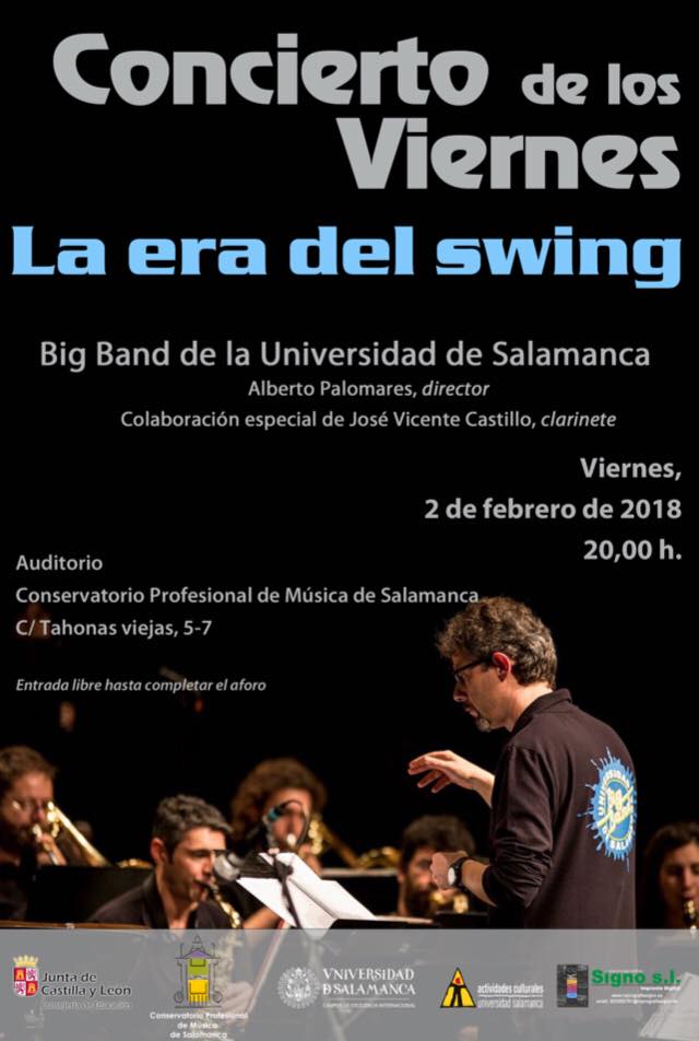 Conservatorio Profesional de Música de Salamanca Big Band de la Universidad de Salamanca Febrero 2018