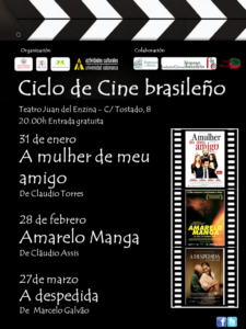 Ciclo de Cine Brasileño Centro de Estudios Brasileños Salamanca Enero febrero marzo 2018