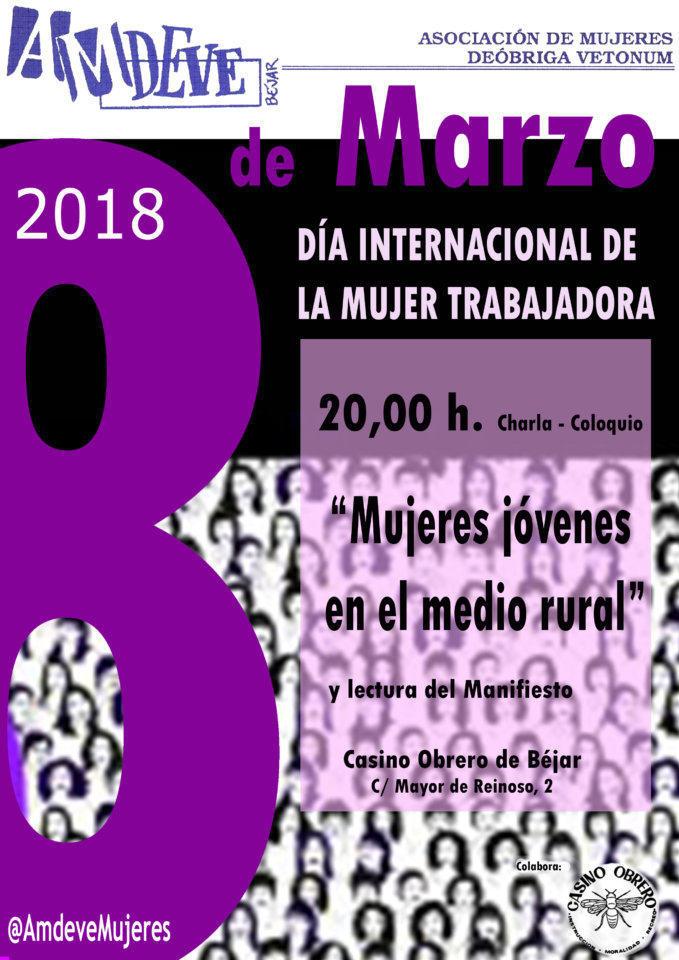 Béjar Día Internacional de la Mujer AMDEVE Marzo 2018