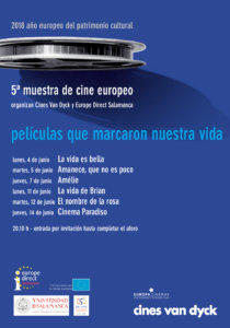 Cines Van Dyck V Muestra de Cine Europeo Salamanca Junio 2018
