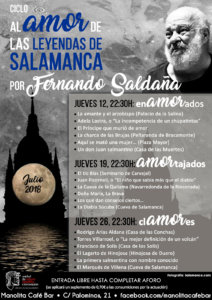 Manolita Café Bar Fernando Saldaña Al amor de las leyendas de Salamanca Julio 2018