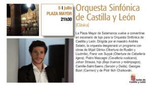 Plaza Mayor Orquesta Sinfónica de Castilla y León Plazas y Patios Salamanca Julio 2018