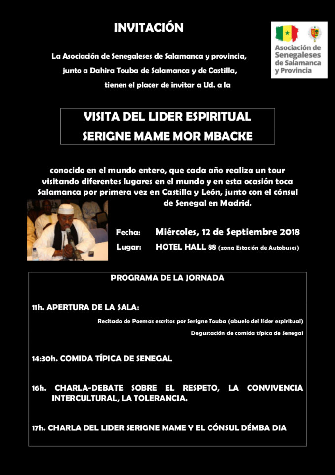 Hall 88 Serigne Mame Mor Mbacké Salamanca Septiembre 2018