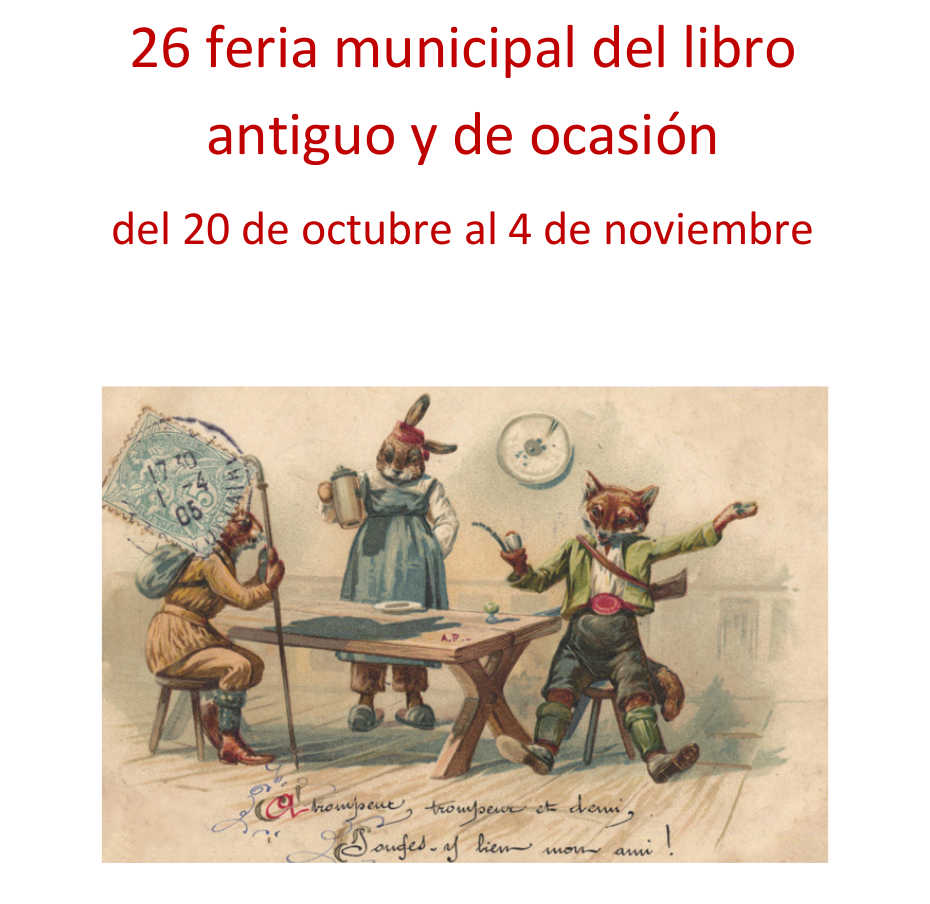 Plaza Mayor XXVI Feria Municipal del Libro Antiguo y de Ocasión Salamanca Octubre noviembre 2018