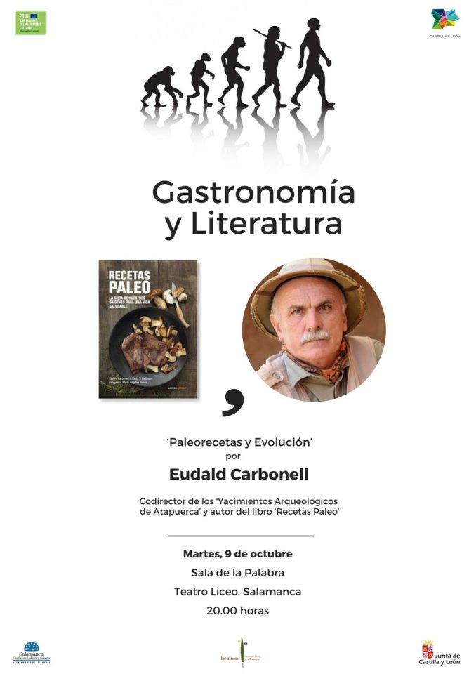 Teatro Liceo Eduald Carbonell Ciclo Gastronomía y Literatura Salamanca Octubre 2018