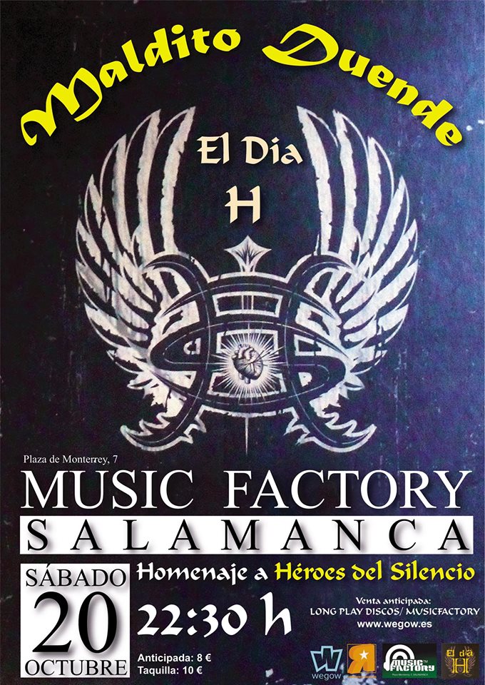 Music Factory Maldito Duende Salamanca Octubre 2018