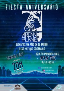 Arcane Planet Studios Fiesta Aniversario Salamanca Octubre 2018