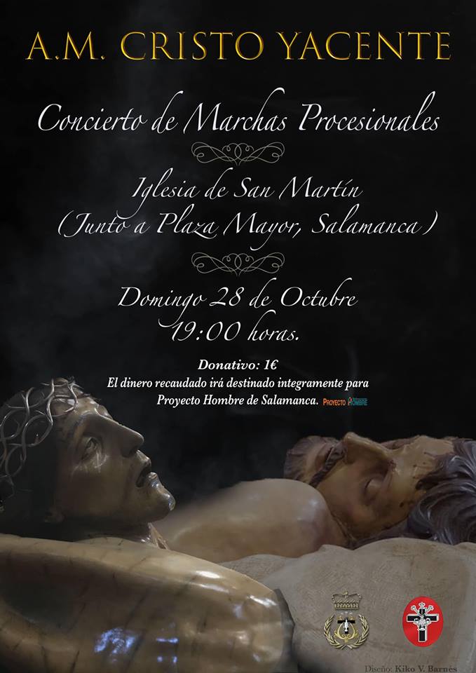 Iglesia de San Martín Agrupación Musical Cristo Yacente Salamanca Octubre 2018