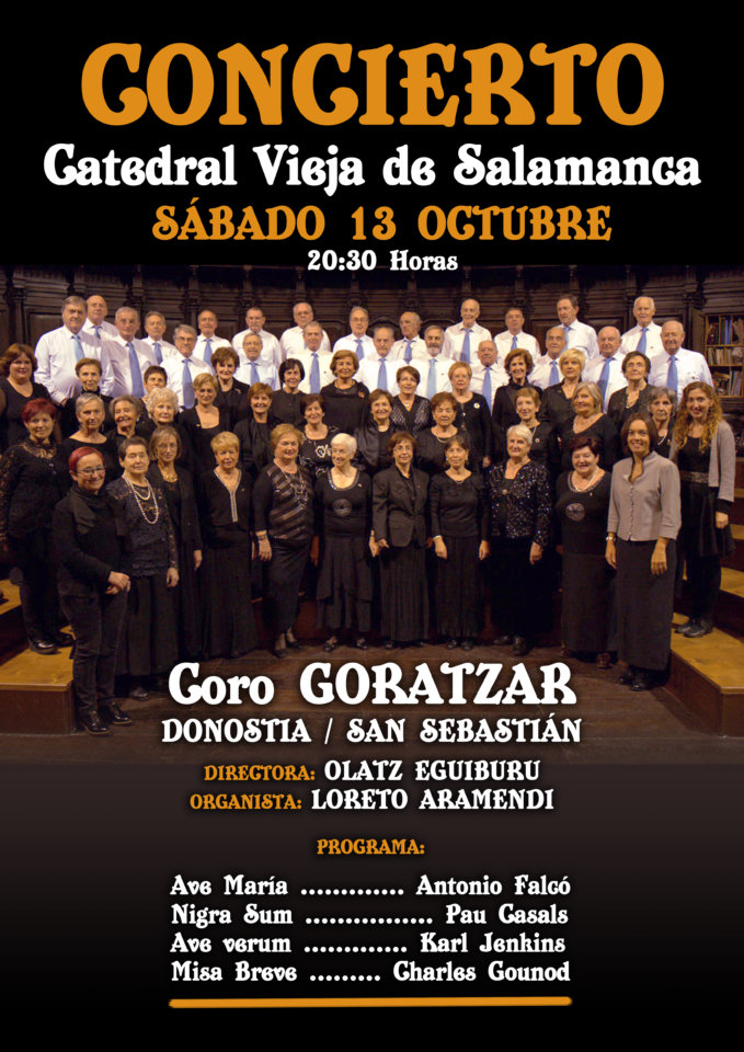 Catedral Vieja Coro Goratzar Salamanca Octubre 2018