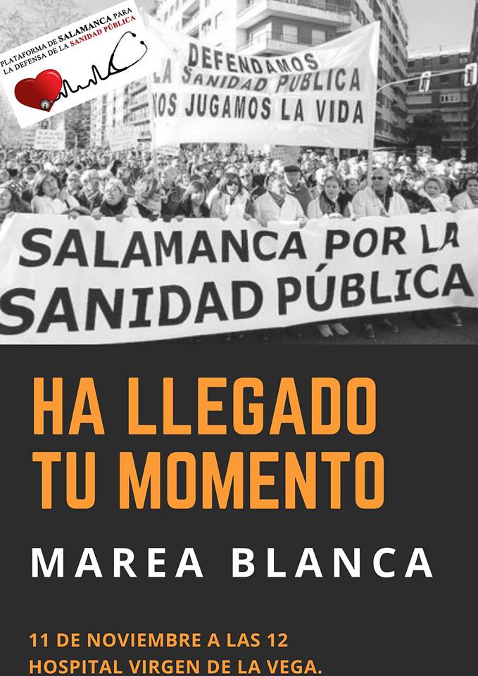 Salamanca Marea Blanca Noviembre 2018