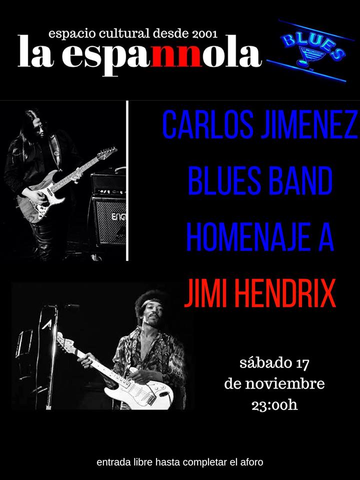 La Espannola Carlos Jiménez Blues Band Salamanca Noviembre 2018