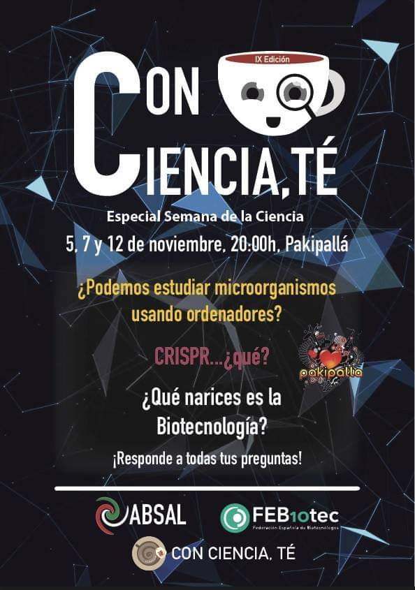 Pakipalla Con Ciencia, Té Salamanca Noviembre 2018