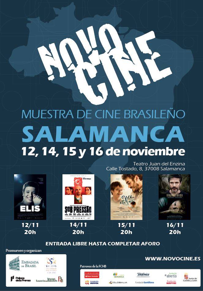 Aula Teatro Juan del Enzina XI Ciclo de Cine Brasileño Novocine Salamanca Noviembre 2018