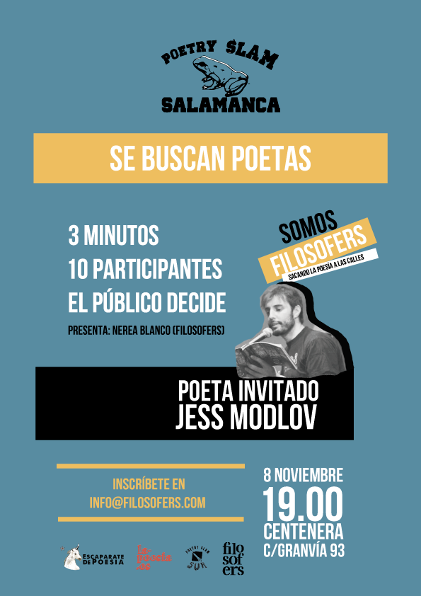 Centenera Poetry Slam Salamanca Noviembre 2018