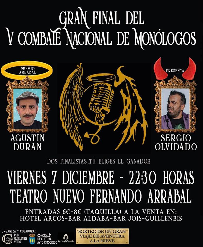 Ciudad Rodrigo V Combate Nacional de Monólogos Diciembre 2018