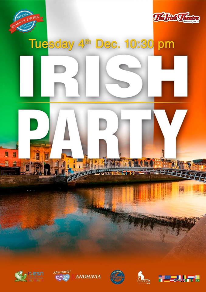 The Irish Theatre Irish Party Salamanca Diciembre 2018