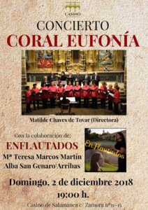 Casino de Salamanca Coral Eufonía Diciembre 2018