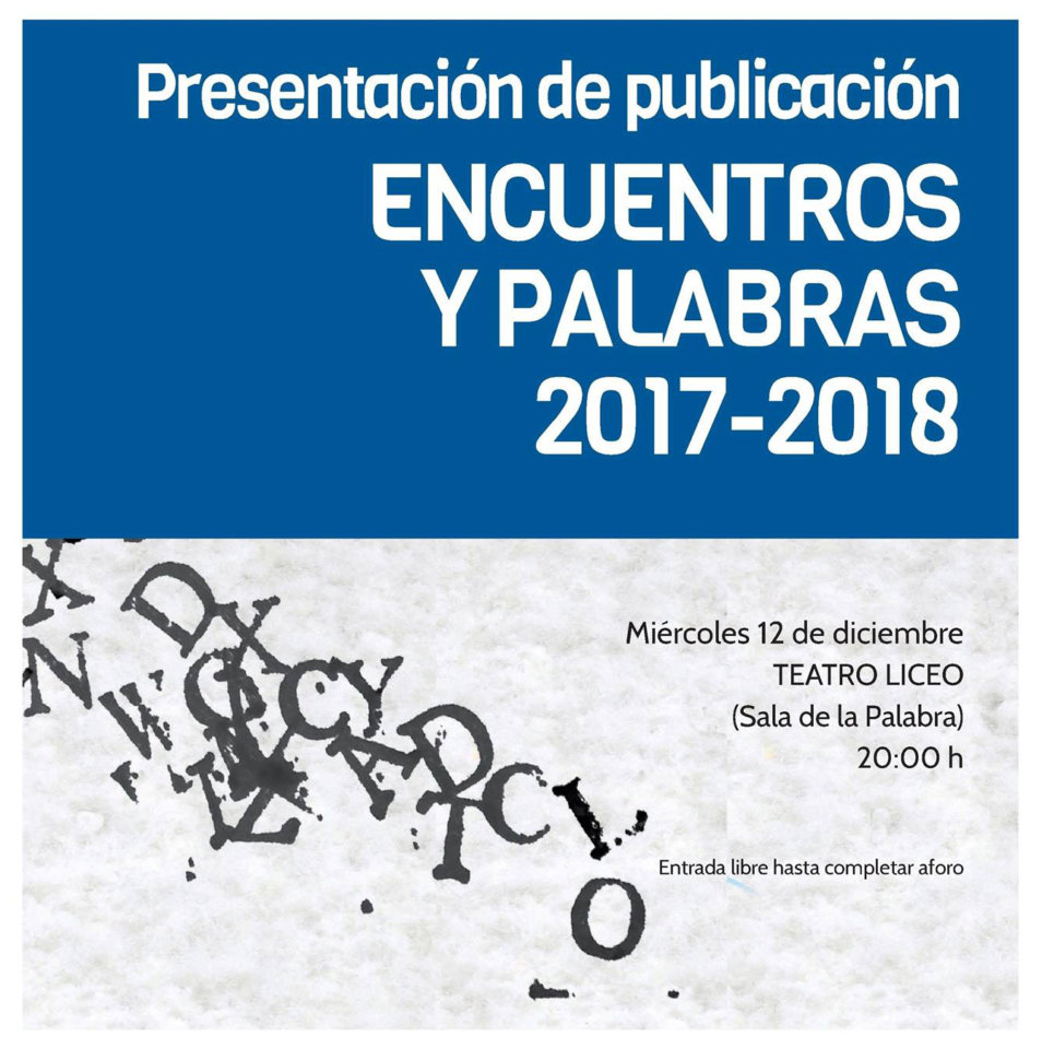 Teatro Liceo Encuentros y Palabras 2017-2018 Pentadrama Salamanca Diciembre