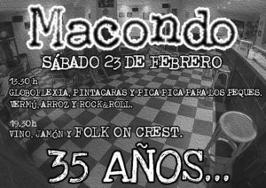 Macondo XXXV Aniversario Salamanca Febrero 2019