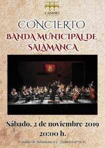 Casino de Salamanca Banda Municipal de Música Noviembre 2019