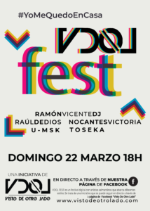 VDOL Fest #YoMeQuedoEnCasa 22 de marzo de 2020 Salamanca y resto del mundo