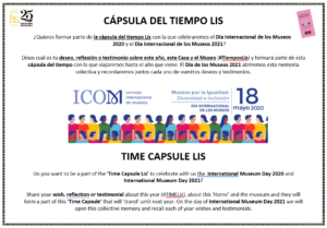 Cápsula del Tiempo Lis Museo de Art Nouveau y Art Déco Casa Lis Día Internacional de los Museos 2020 Salamanca y resto del mundo