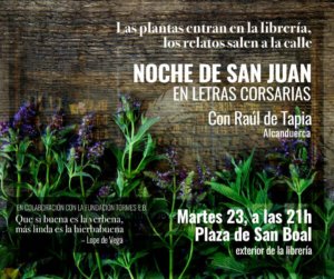 Letras Corsarias Noche de San Juan Salamanca Junio 2020