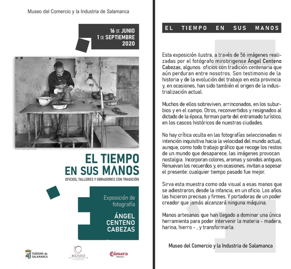 Museo del Comercio y de la Industria El tiempo en sus manos Salamanca 2020