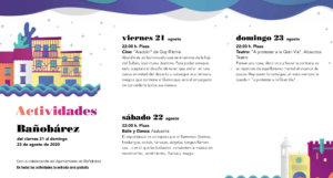 Bañobárez Noches de Cultura Agosto 2020