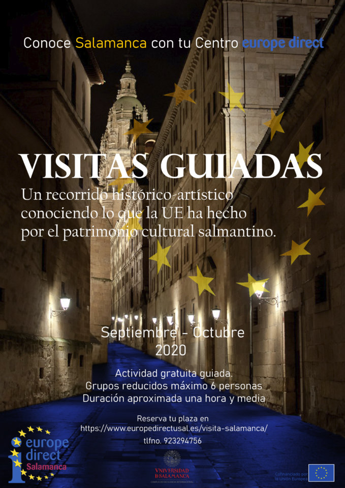 Centro de Información Europe Direct Visitas guiadas Salamanca Septiembre octubre 2020