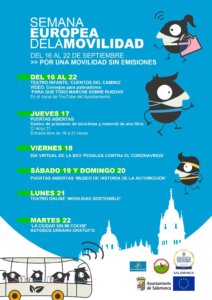 Salamanca Semana Europea de la Movilidad 2020 Septiembre