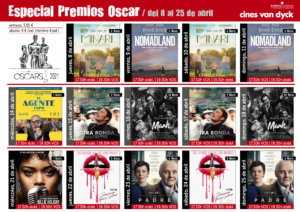 Cines Van Dyck Ciclo de Cine Especial Premios Oscar Salamanca Abril 2021