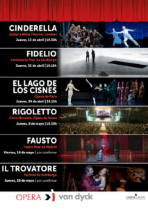 Cines Van Dyck Ópera y Ballet Abril mayo 2021 Salamanca