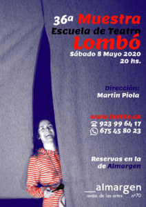 Espacio Almargen XXXVI Muestra de la Escuela de Teatro Lombó Salamanca Mayo 2021