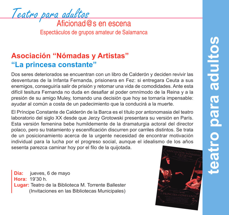 Torrente Ballester Asociación Nómadas y Artistas Salamanca Mayo 2021