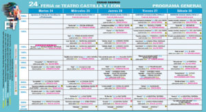 Programa Ciudad Rodrigo XXIV Feria de Teatro de Castilla y León Agosto 2021