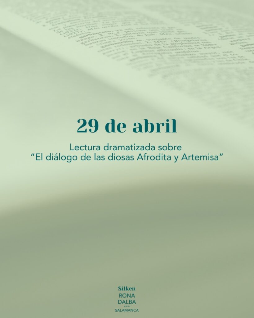 Rona Dalba El diálogo de las diosas Afrodita y Artemis Salamanca Abril 2025