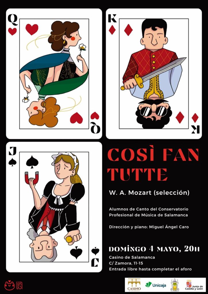 Casino de Salamanca Così fan tutte Mayo 2025