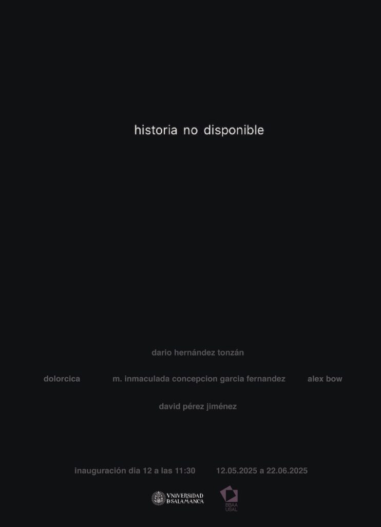 Facultad de Bellas Artes Historia no disponible Salamanca Mayo junio 2025