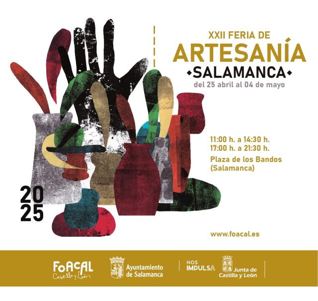 Plaza de los Bandos XXII Feria de Artesanía Salamanca Abril mayo 2025
