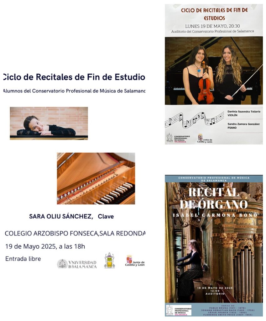 Salamanca Ciclo de Recitales de Fin de Curso 19 de mayo de 2025