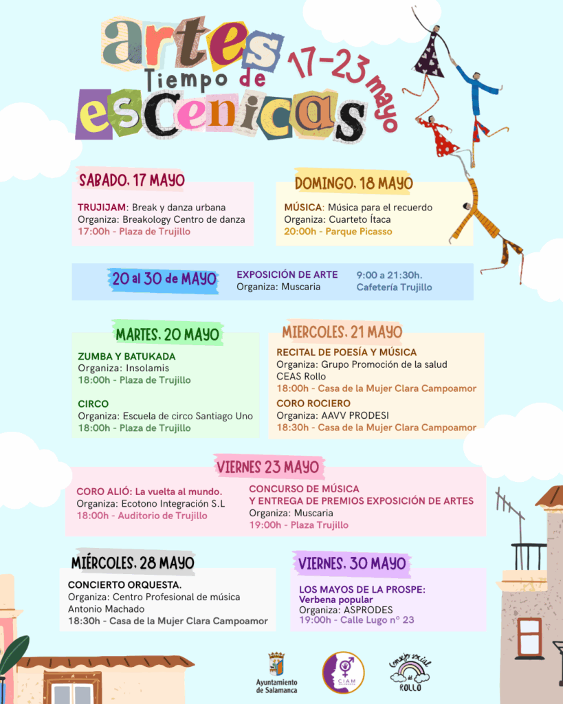 Salamanca Primavera de las Artes Escénicas 2025 Mayo